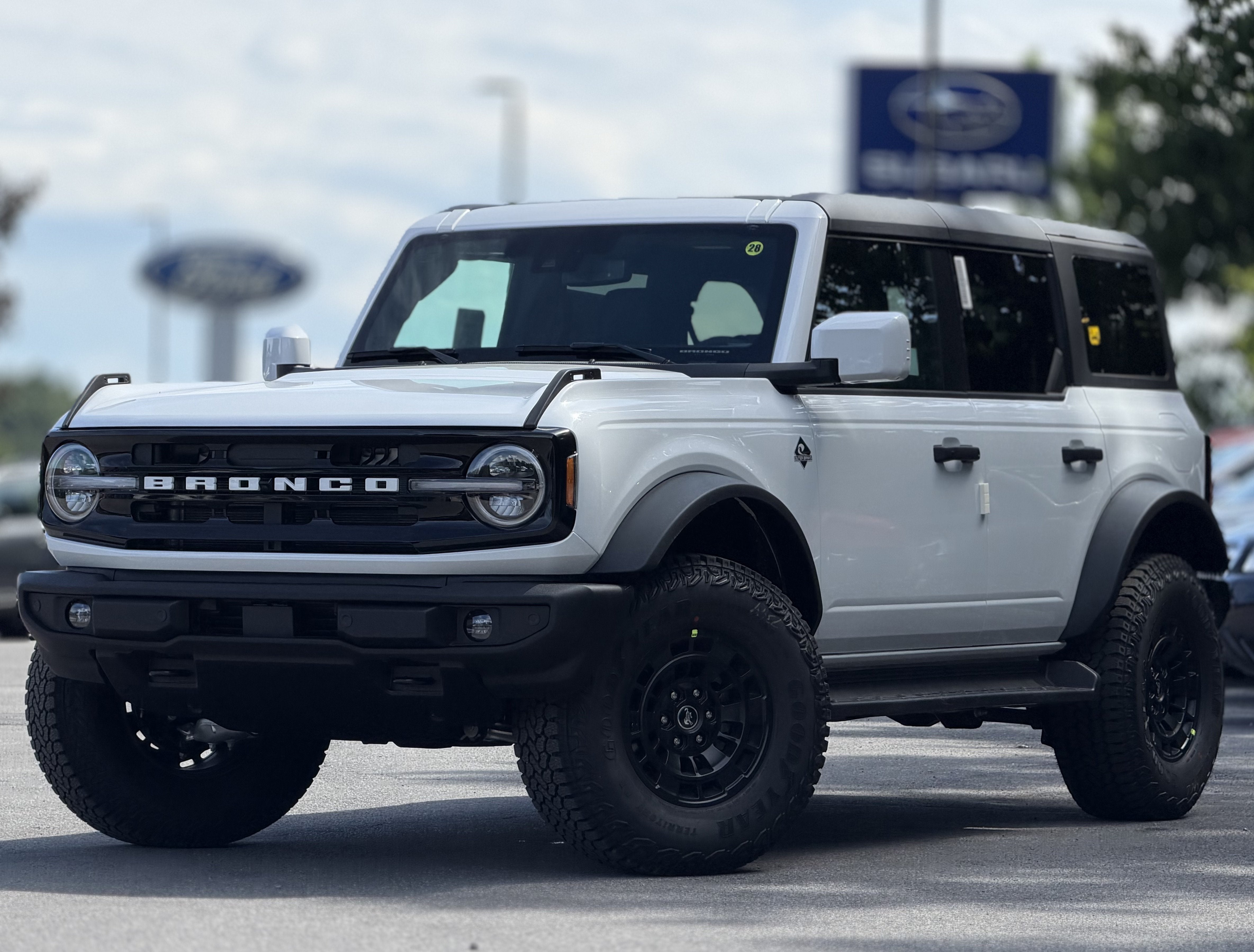 2026 Ford Bronco Big Bend in Gray — front three-quarter view