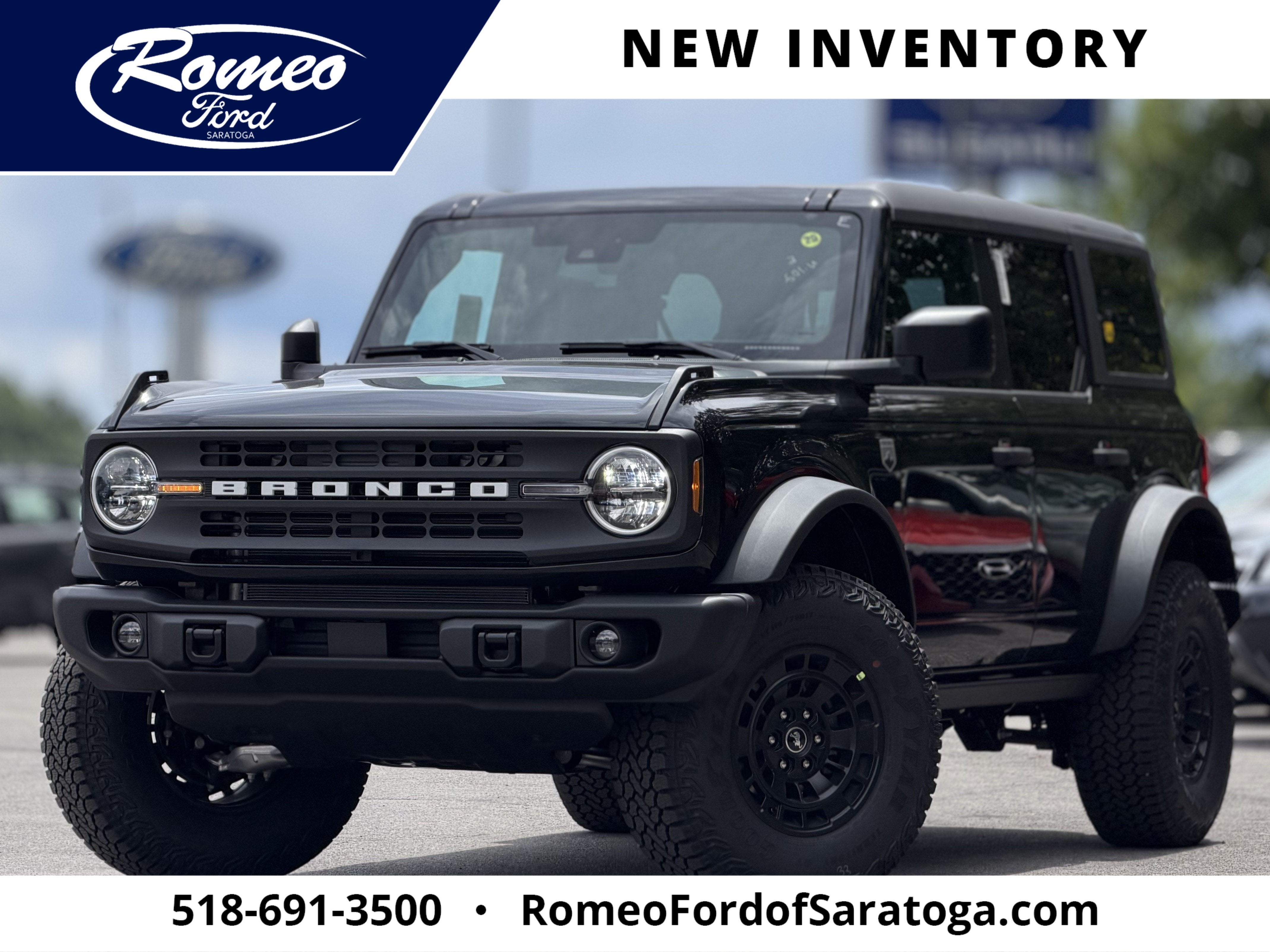 2026 Ford Bronco Big Bend in Black — front three-quarter view